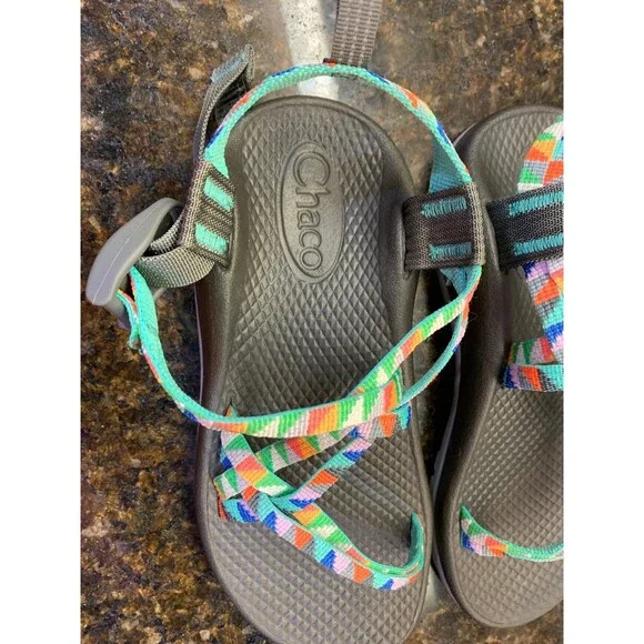 Chaco Girls Sandals Multicolor Size 2 EUC - Picture 6 of 6